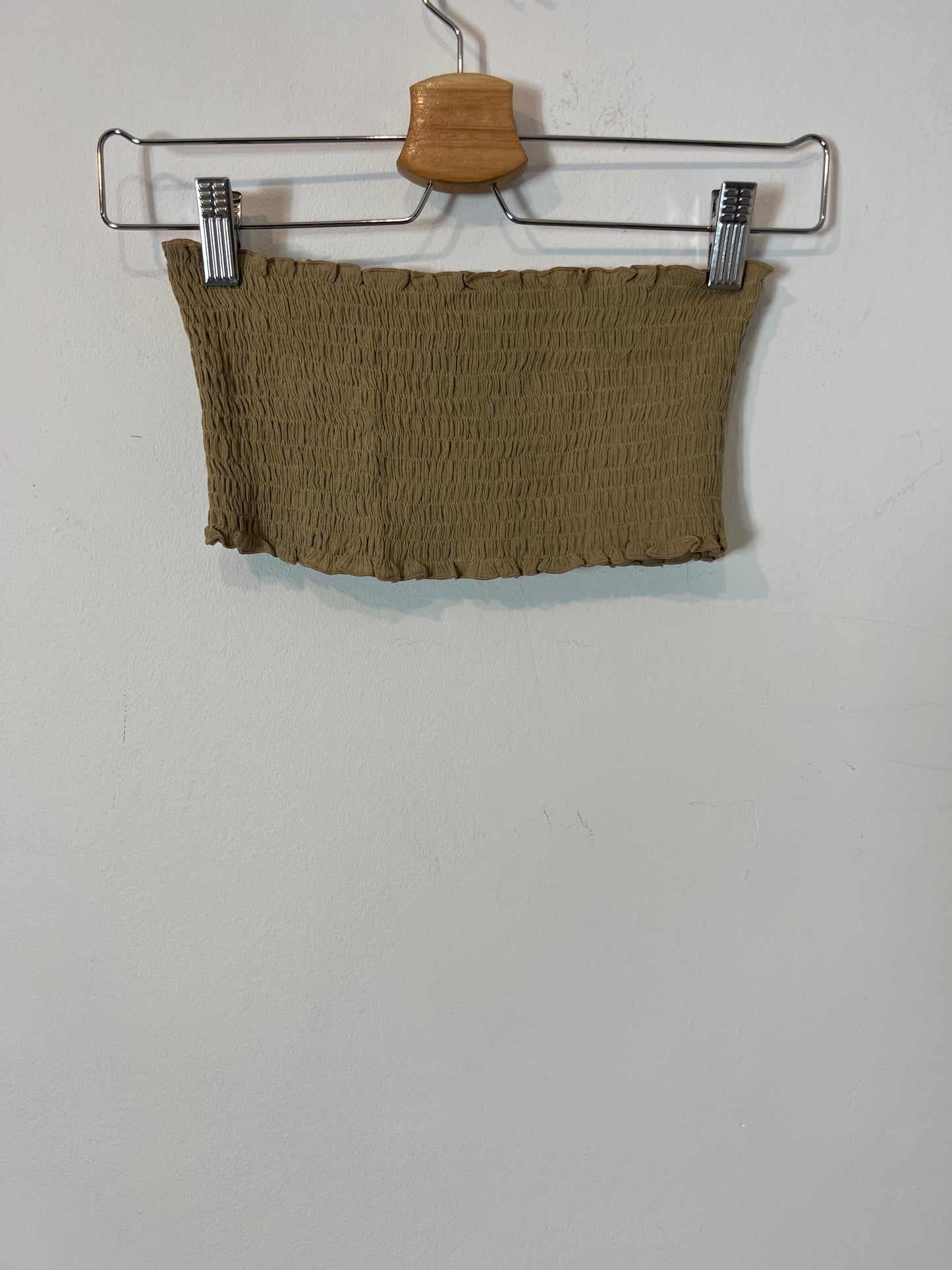 OTRAS. Bandeau nido de abeja camel. T S/M