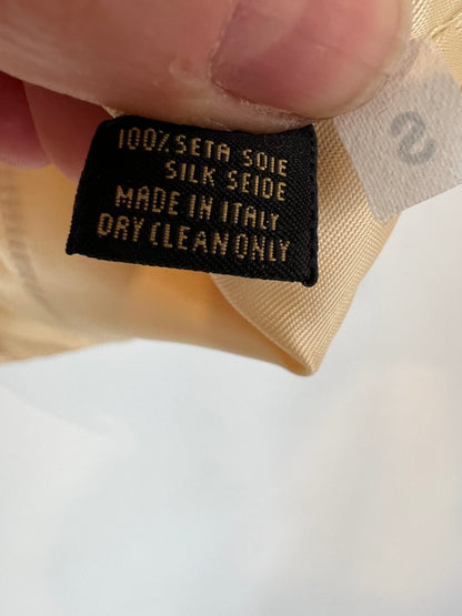 ALTEA MILANO. Chaleco seda tono pastel. T S