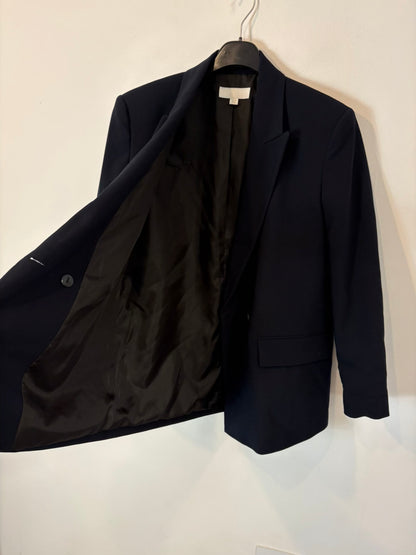 ZARA. Americana azul marino fluida