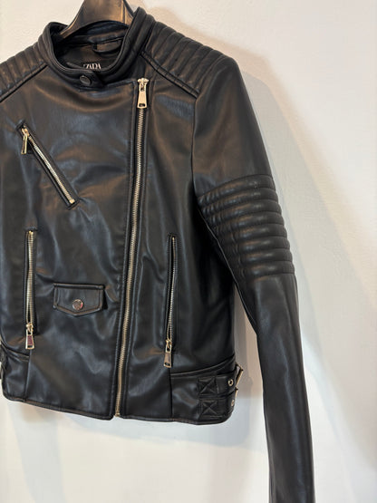 ZARA. Coral beaded jacket. TS