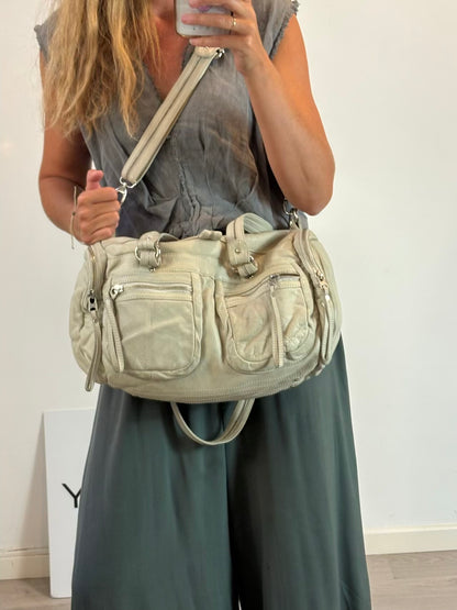 ZADIG & VOLTAIRE. Bolso mediano piel doble asa