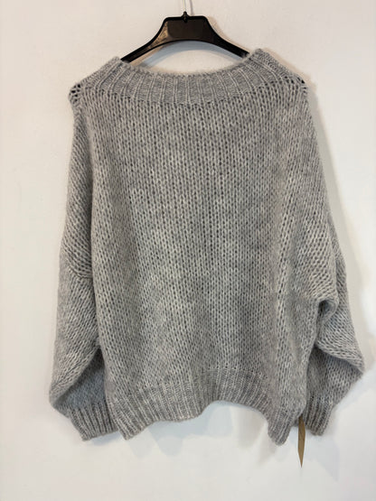 OTRAS. Jersey gris claro . T S/M