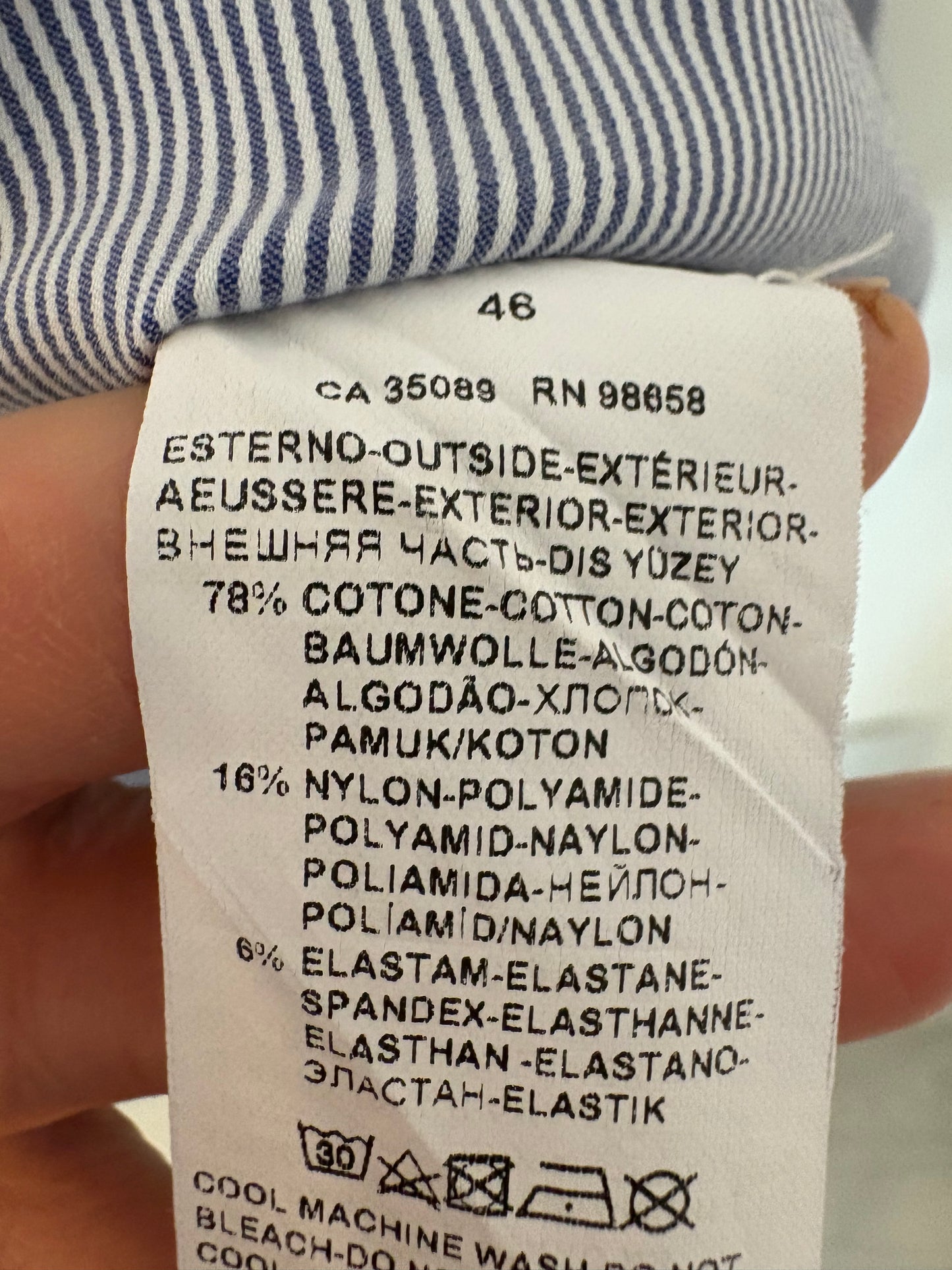 PAUL&SHARK. Camisa rayas logo