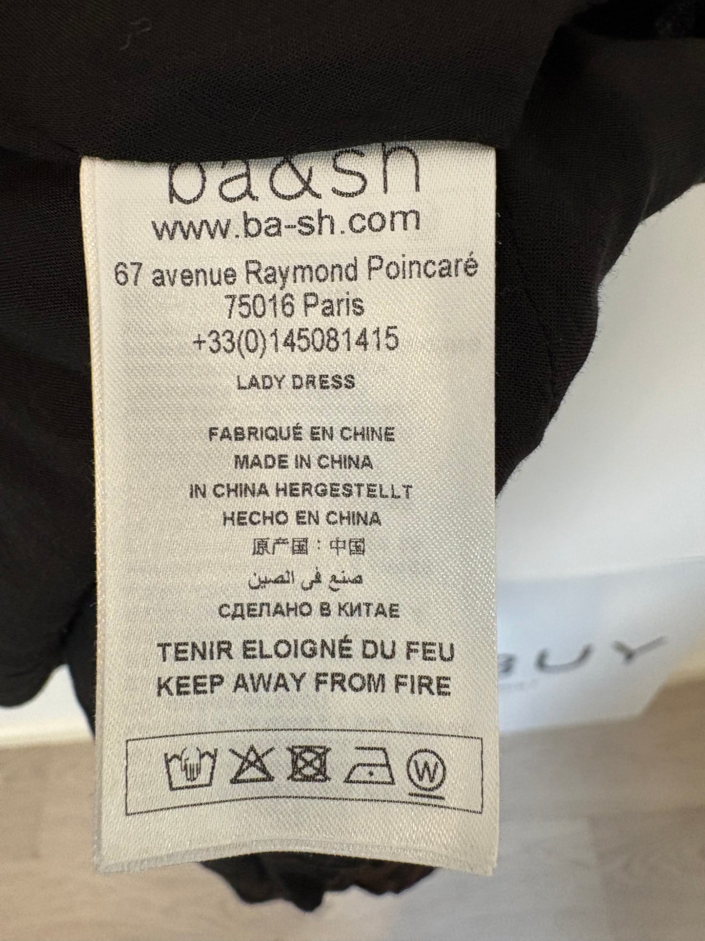 BA&SH. Vestido largo fluido cruzado