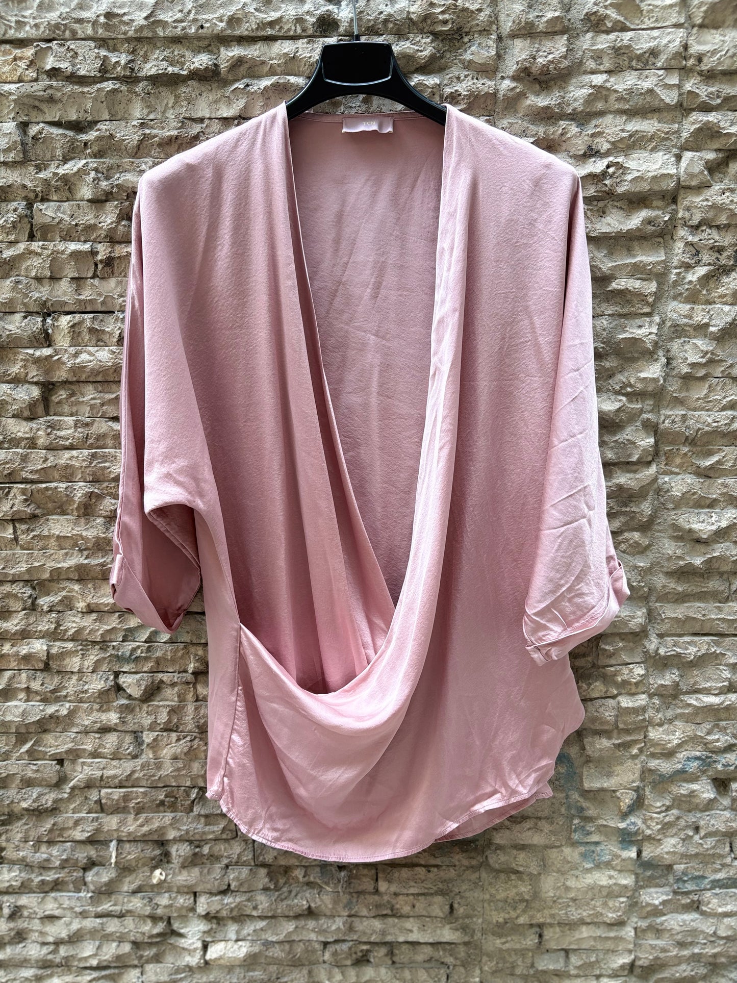 TCN. Top seda rosas claro. T S