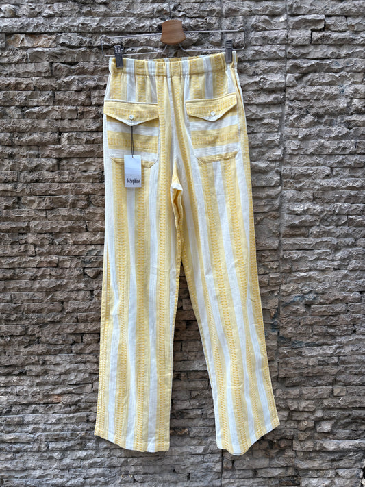 JOSEPHINE. Pantalón rayas textura