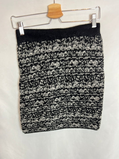 AMERICAN VINTAGE. Falda alpaca jaspeada . T S