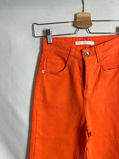 MY PEEOPTOES. Orange wide-leg straight-leg pants. Size 32