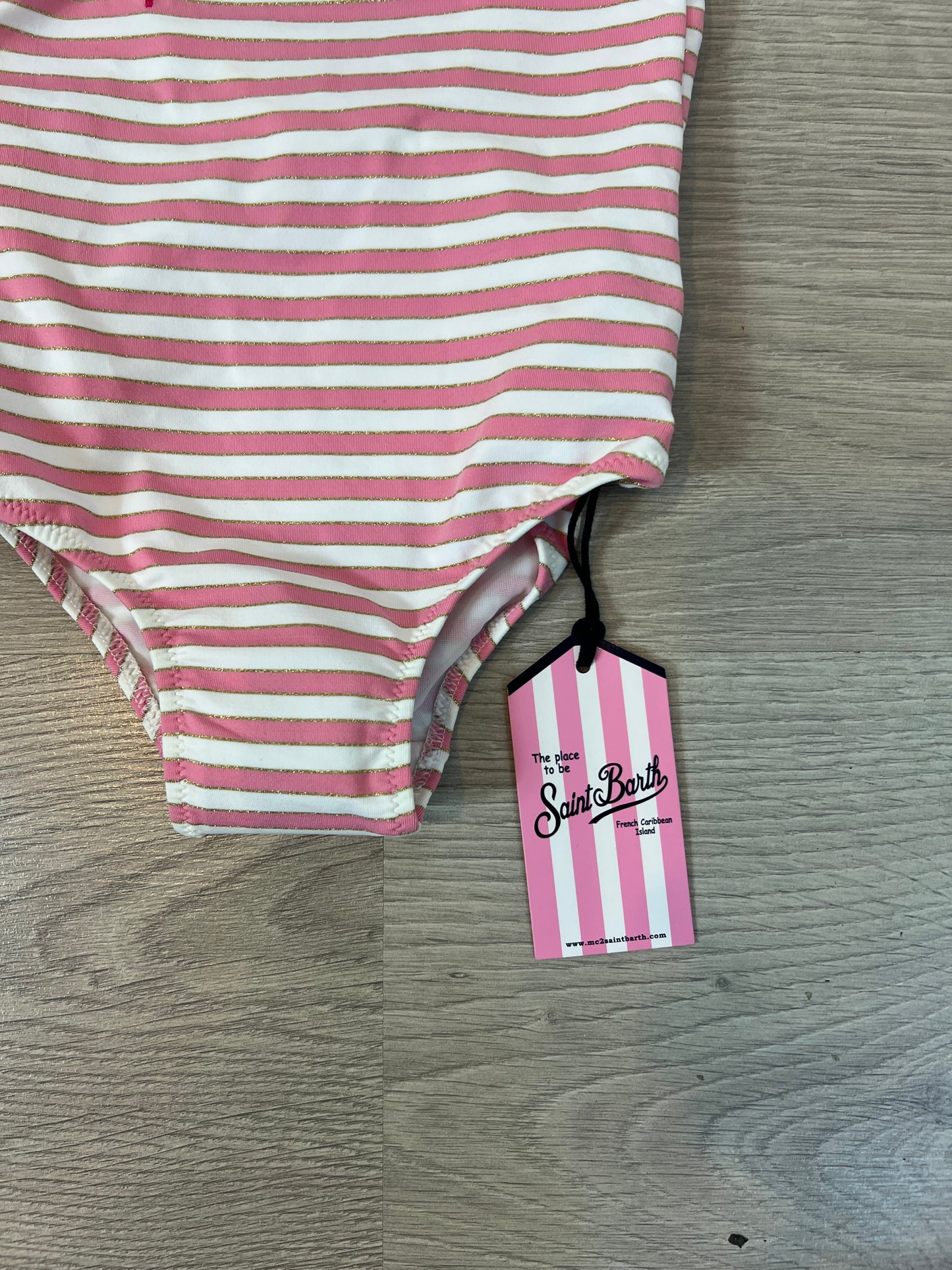 SAINT BARTH PRINCES. Traje de baño rayas T.2 años