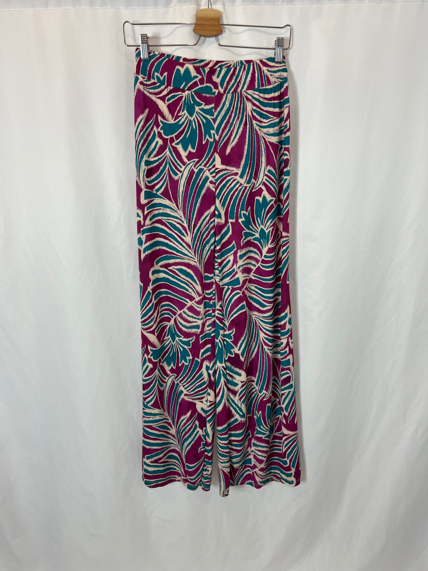 OTHERS. Printed stretch flowy trousers. TS