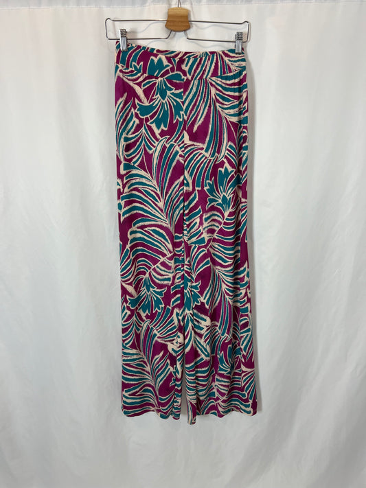 OTHERS. Printed stretch flowy trousers. TS