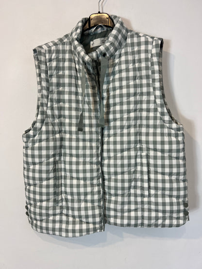 SFERA. Chaleco acolchado vichy. T XL