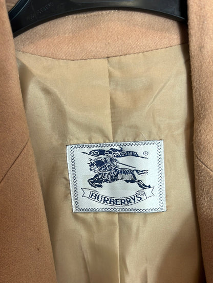 BURBERRYS. Beige wool blazer with pockets. Size 40