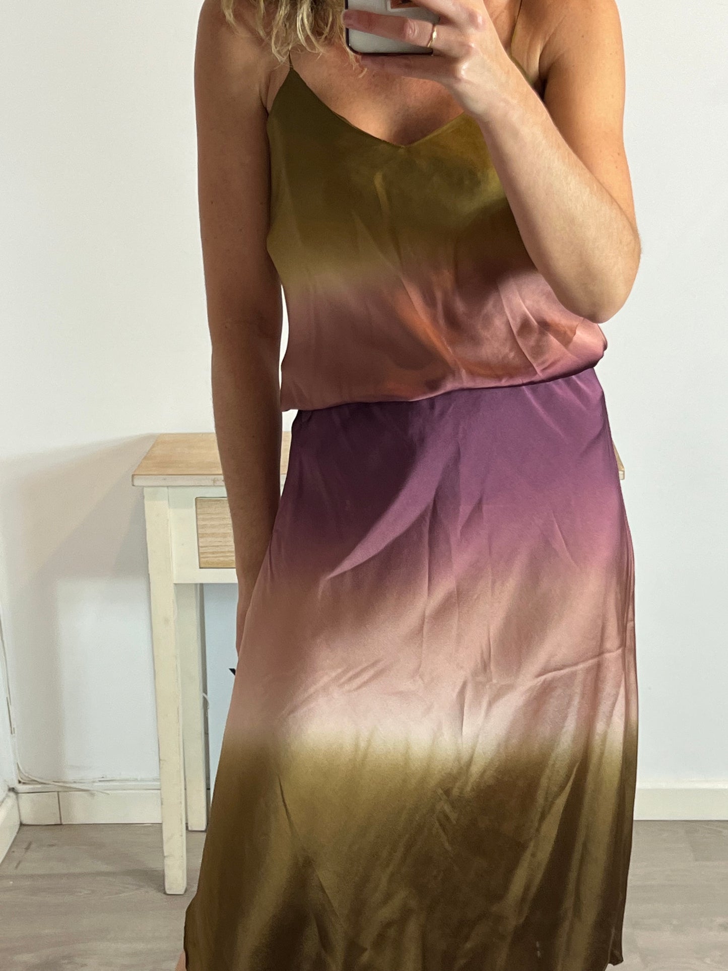 DESMOISELLES MONTH. Total look tie dye silk T.36