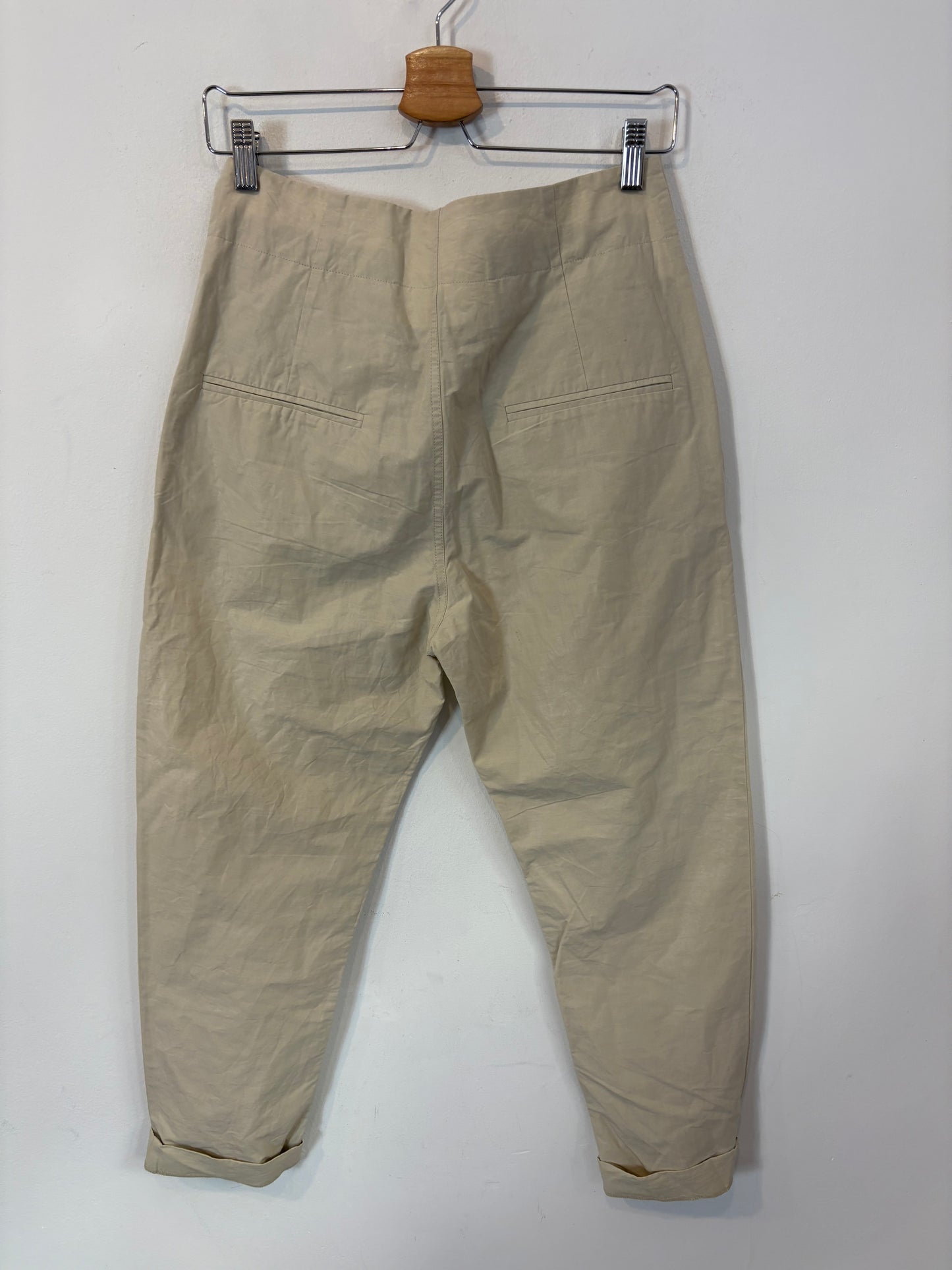 ISABEL MARANT. Pantalón beige mezcla