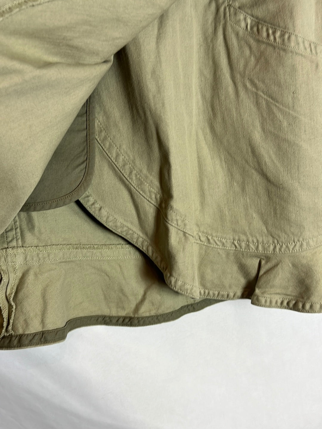 ISABEL MARANT ÉTOILE. Short denim ruffle skirt. T 34