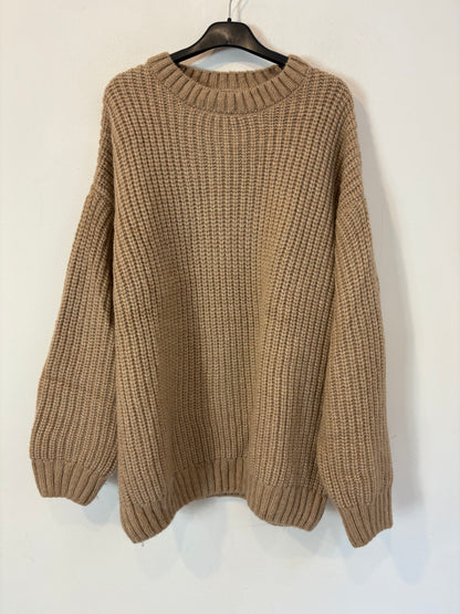 ANINE BING. Jersey beige alpaca