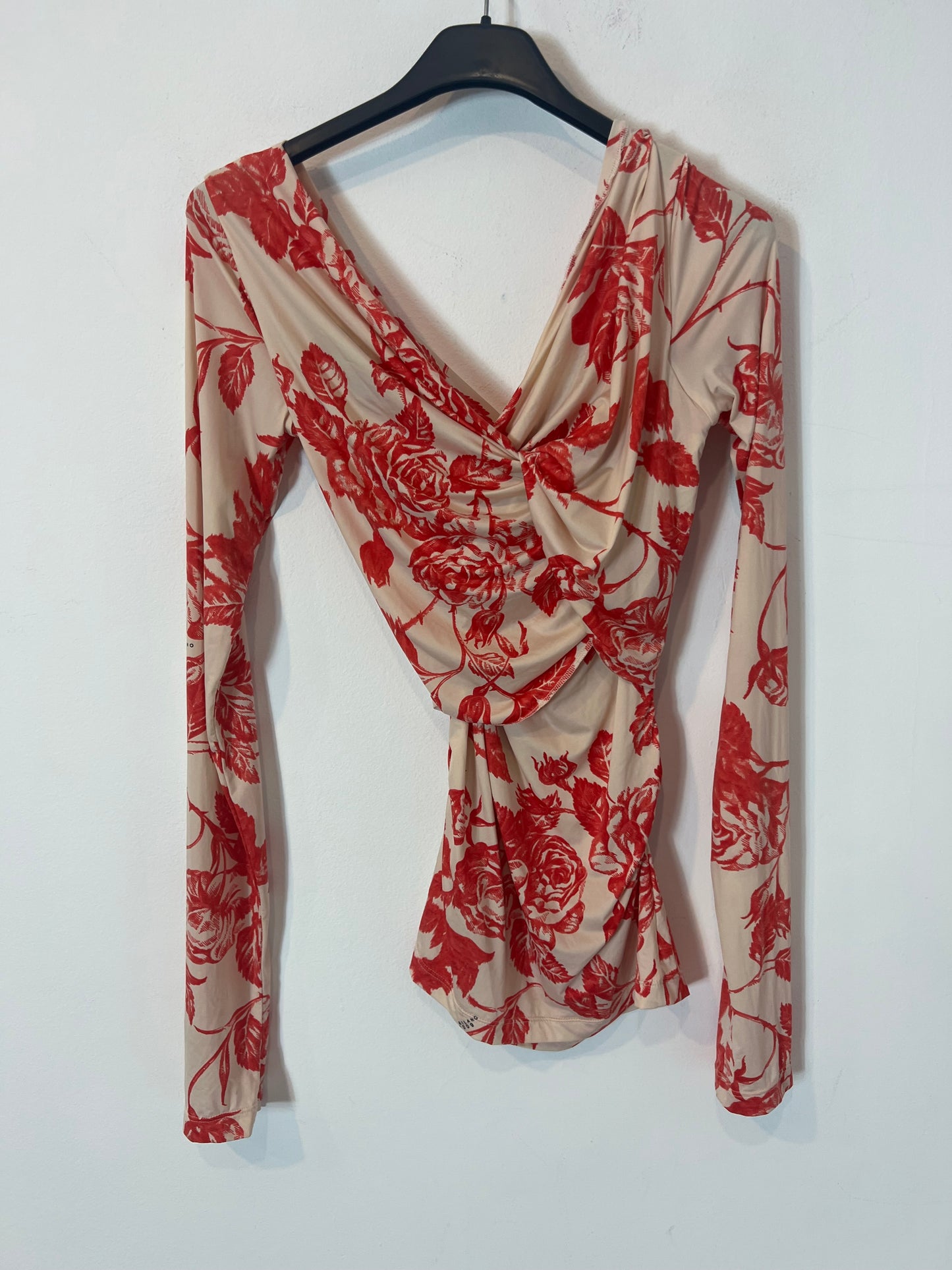 MSGM. Two-tone elastic top. T.S.