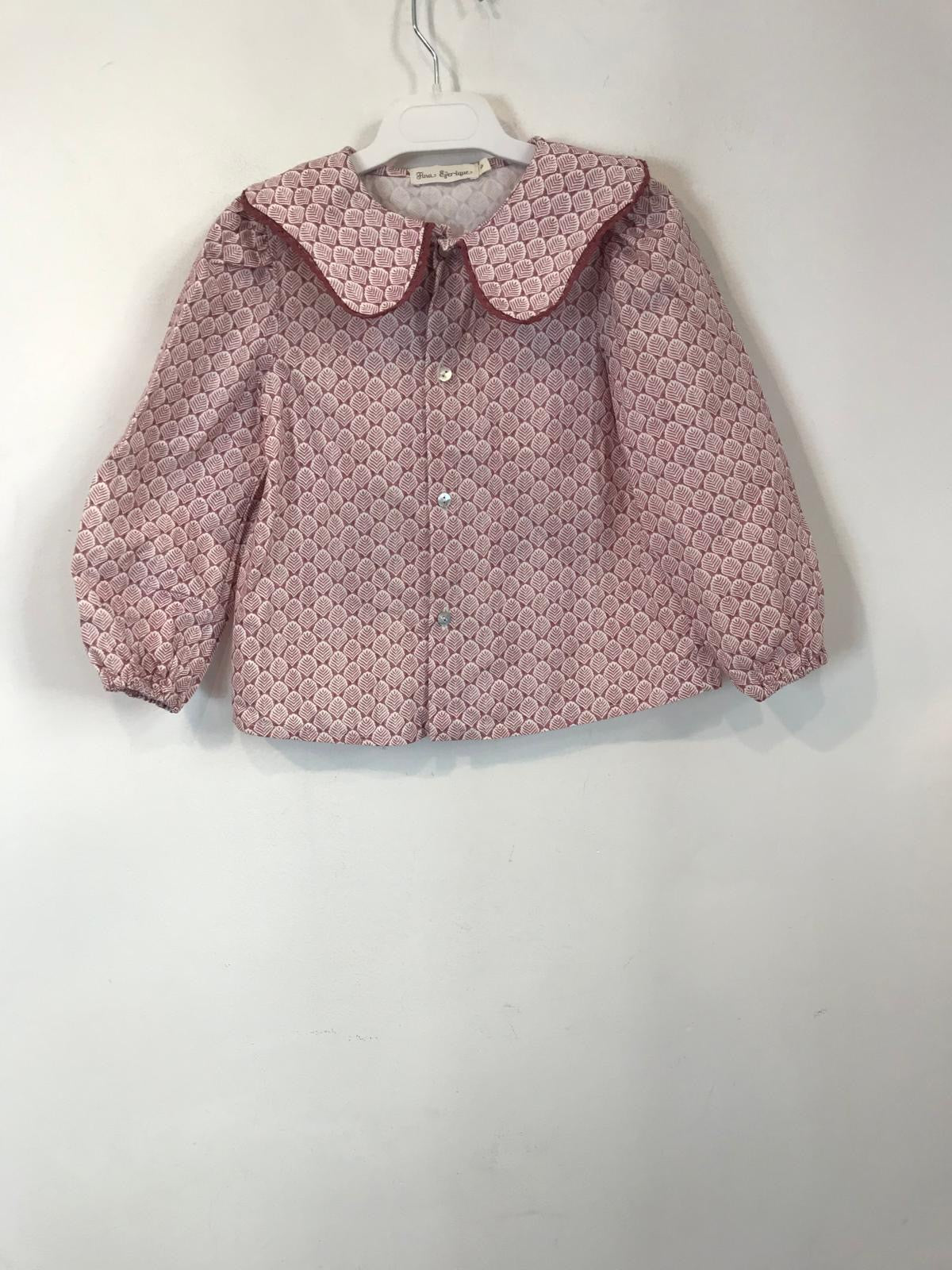 DOÑA CARMEN. Blue print dress. Size 5 years