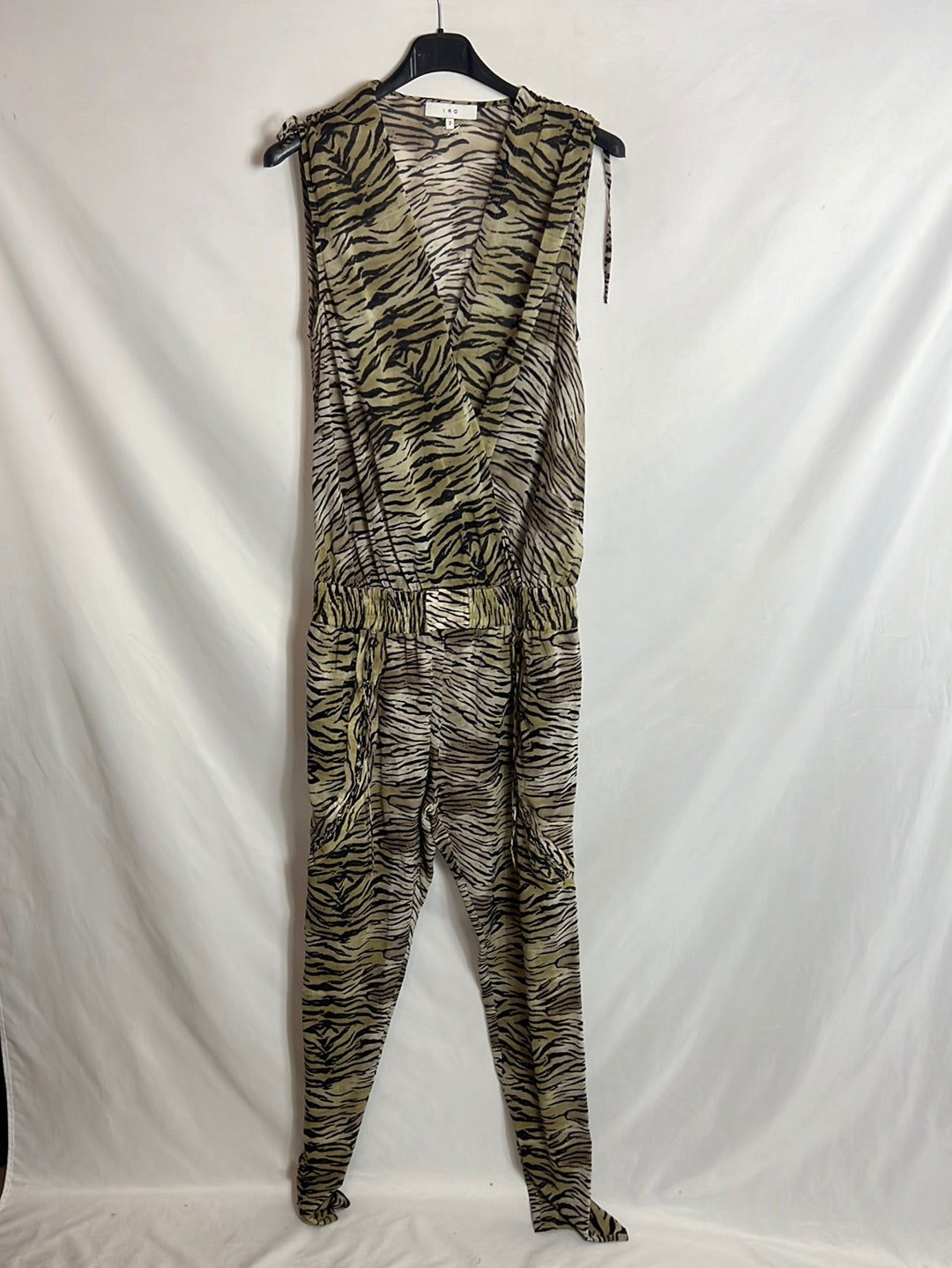 IRO. Mono fluido seda animal print. T 2(M)
