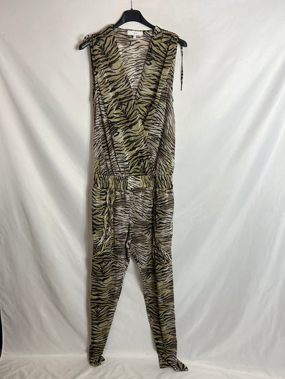 IRO. Mono fluido seda animal print. T 2(M)