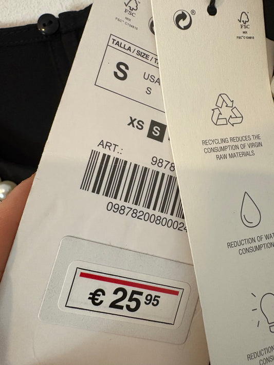 PALOMA LACACI. Top stretch cuello barco