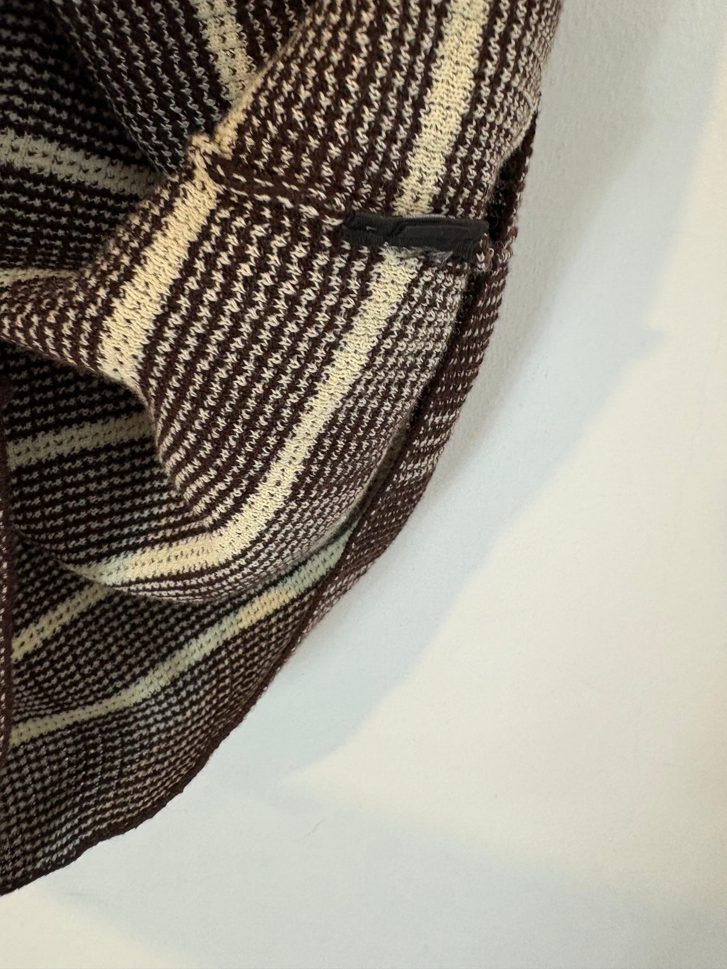 MASSIMO DUTTI. Top algodón cuadros