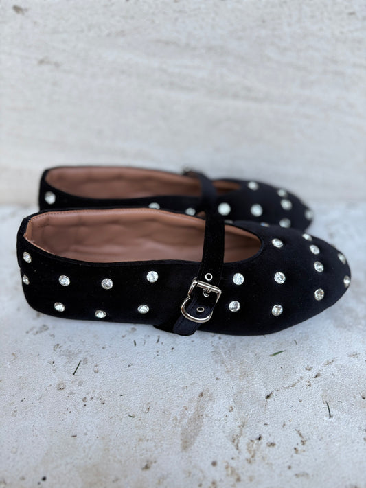 OTRAS. Bailarinas terciopelo hebilla. T38