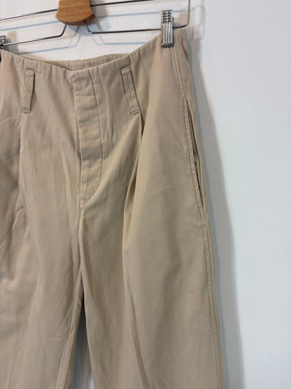 POLO RALPH LAUREN. Pantalón beige pinzas T.2(38)
