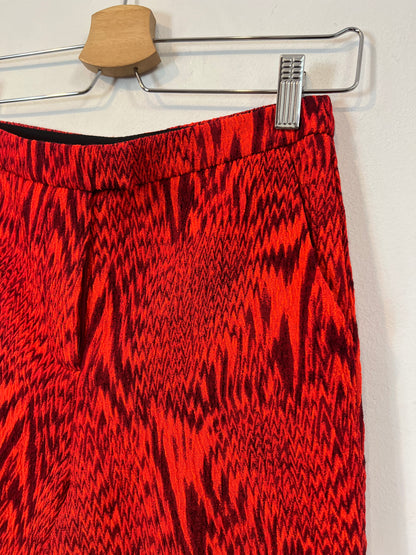 TOPSHOP. Pantalón estampado textura TU(34)