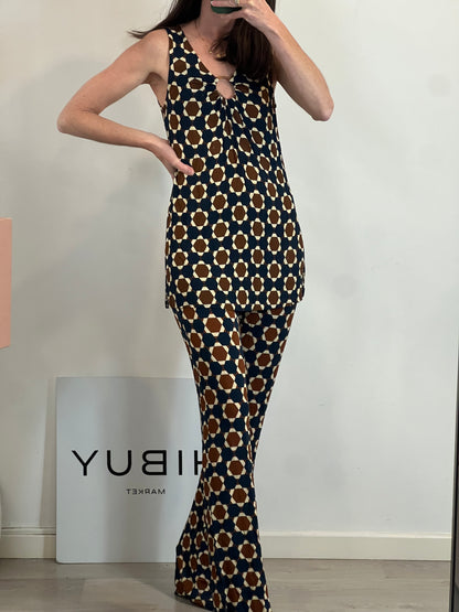 SIYU. Conjunto estampado retro