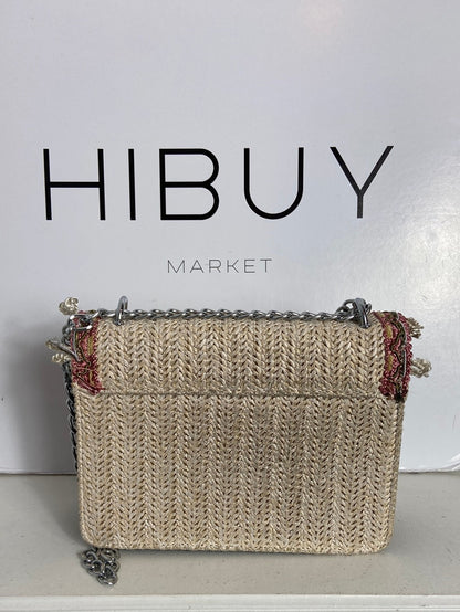 OTRAS. Bolso rafia detalles bordados TU