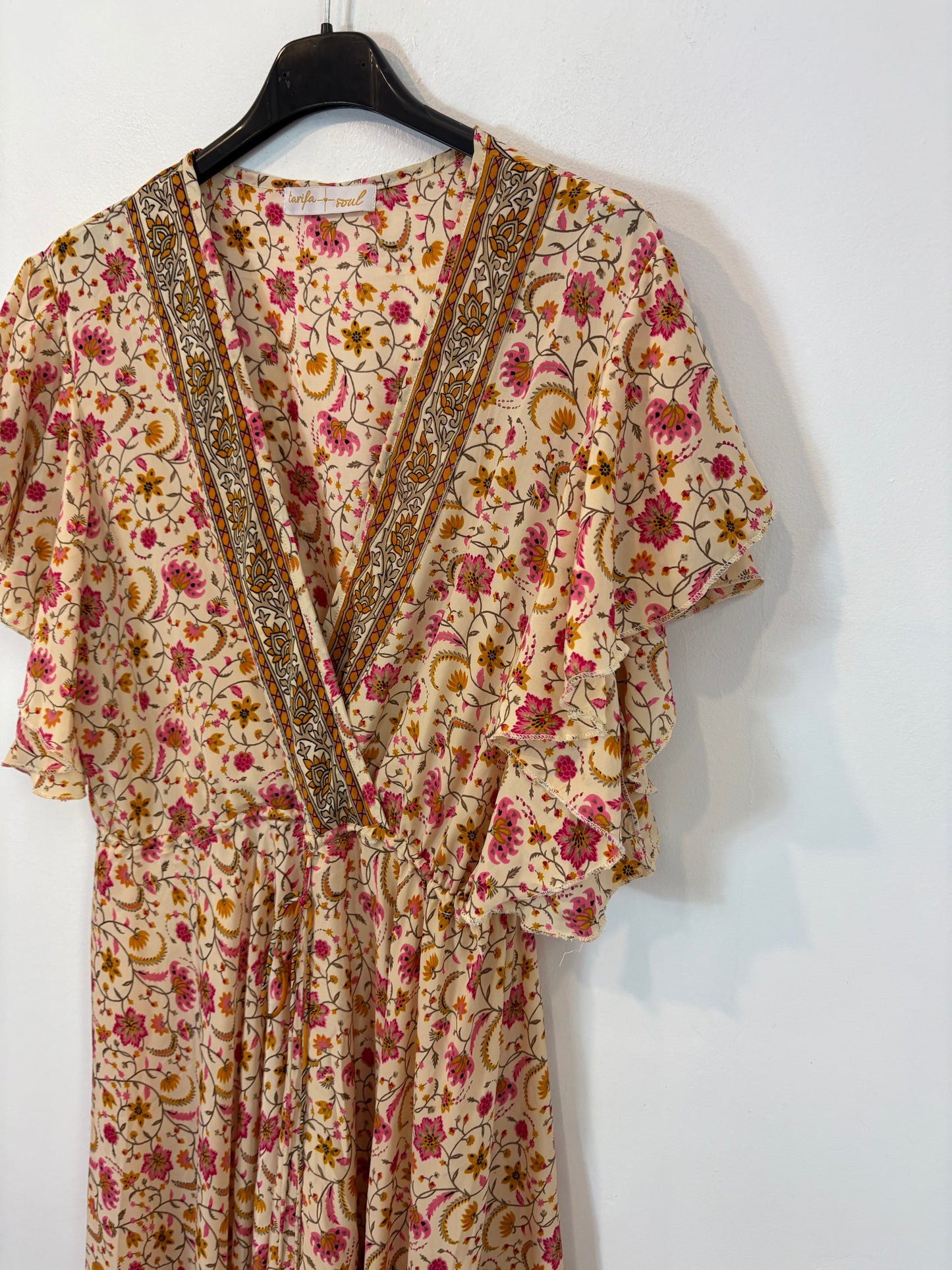 TARIFA SOUL. Vestido seda asimétrico. T M