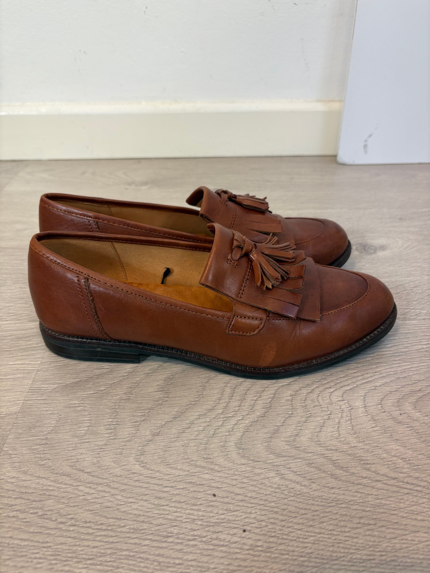 CAPRICE. Mocasines piel marrón