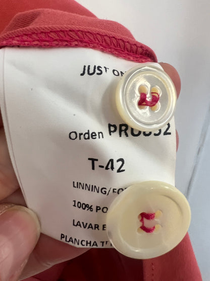 JUST ONE. Blazer rosa ligera. T 42 (M)