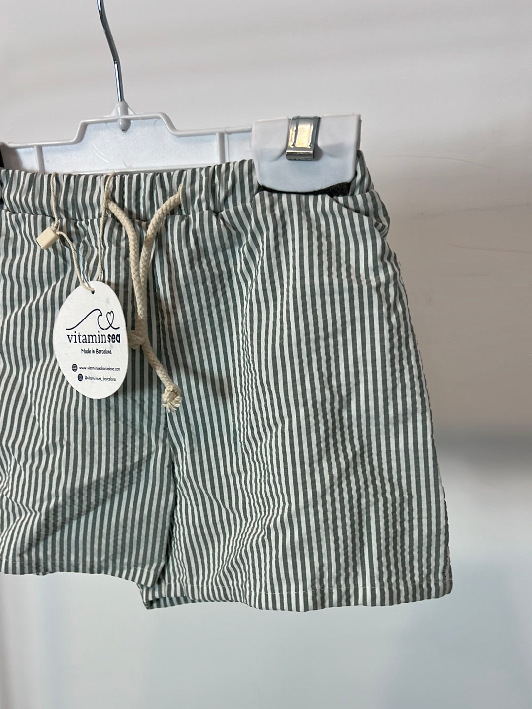 VITAMINSEA.Bañador rayas verdes (varias tallas)