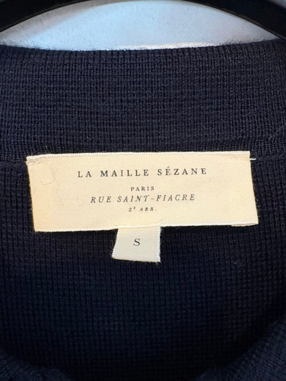 SÉZANE. Cárdigan lana merino croché