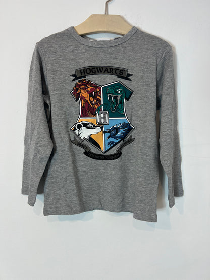 ZARA. Blue and gray patterned pajamas. Size 5-6 years.