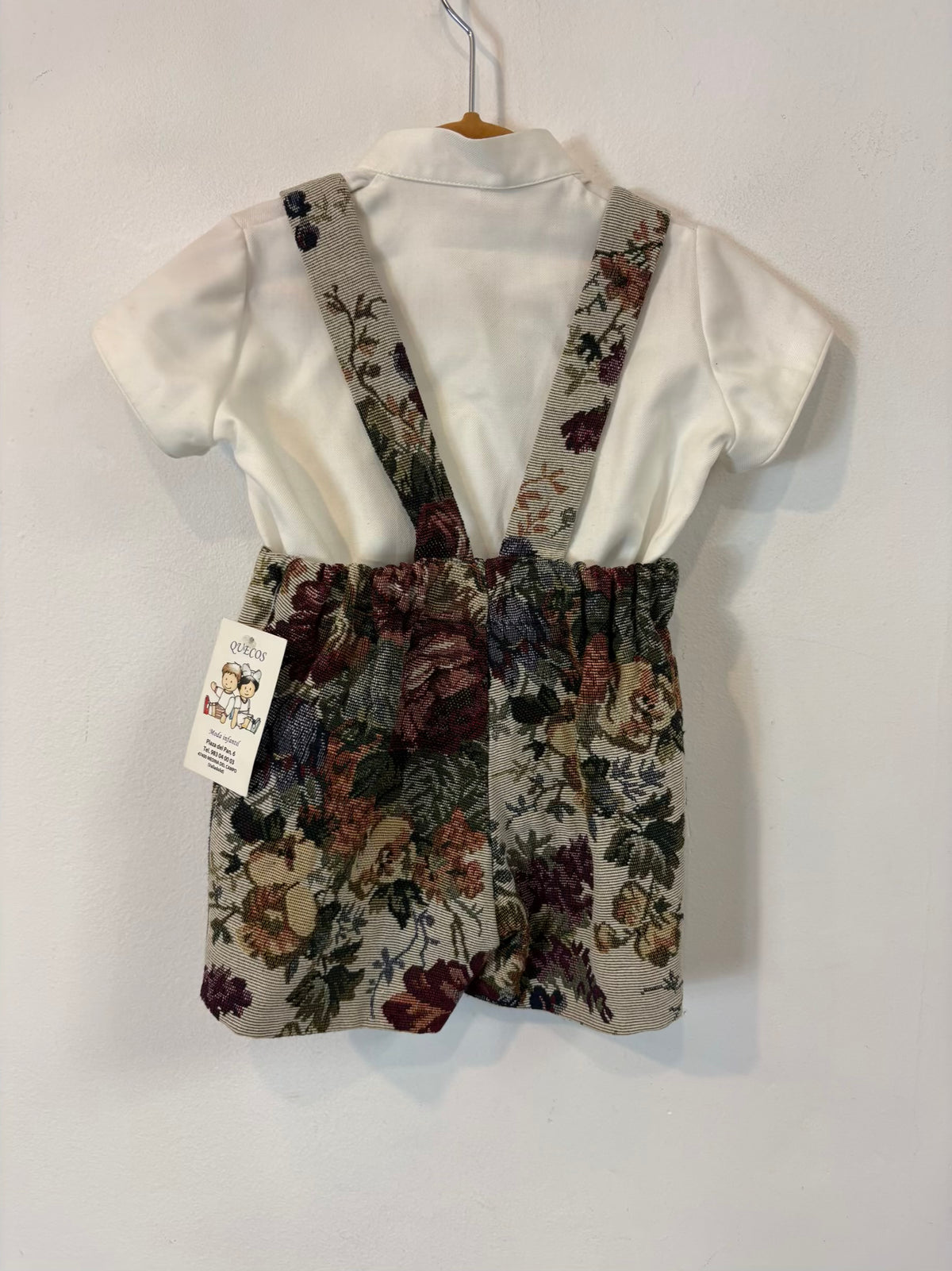 COPO CREACIONES. Conjunto niño paje. T 12 meses