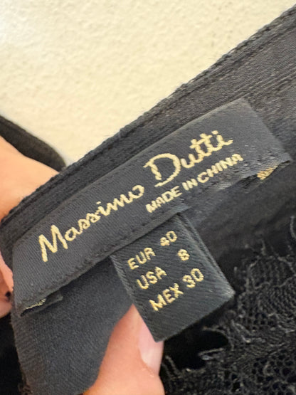 MASSIMO DUTII. Top terciopelo lencero