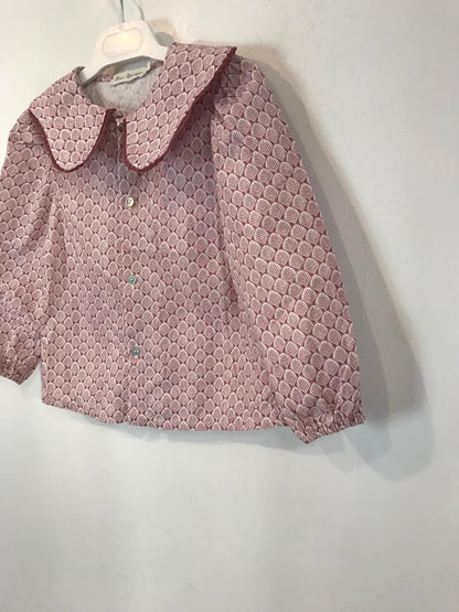 DOÑA CARMEN. Blue print dress. Size 5 years