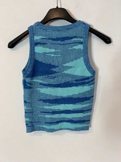 OTRAS. Top punto azules T.s