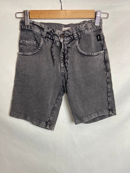PROTEST. Grey denim-effect Bermuda shorts, 10 years old