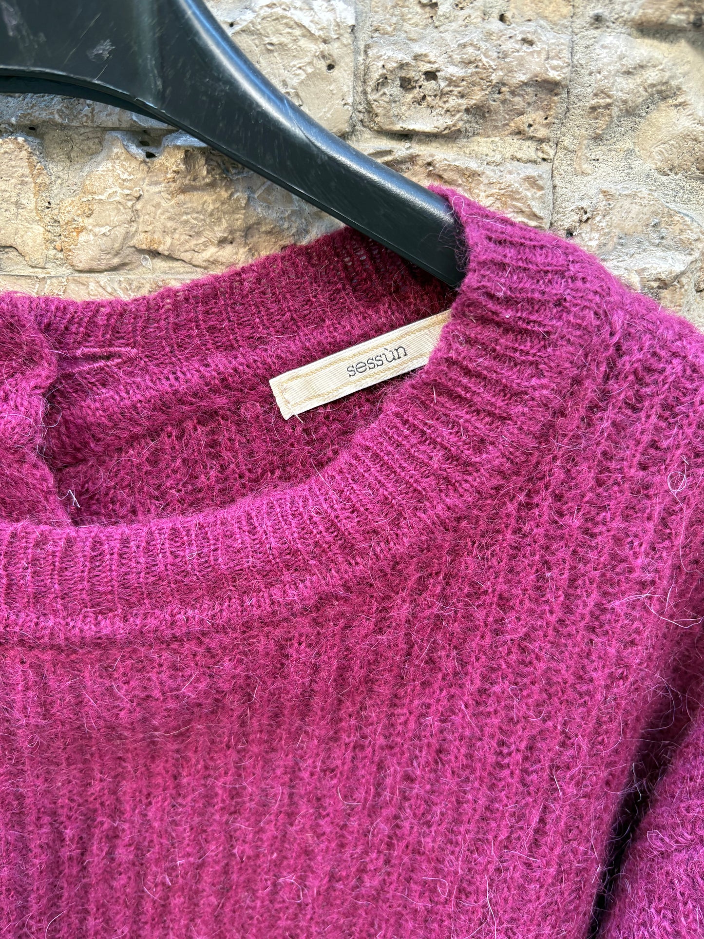 ZARA. Black stretch knit top. TL