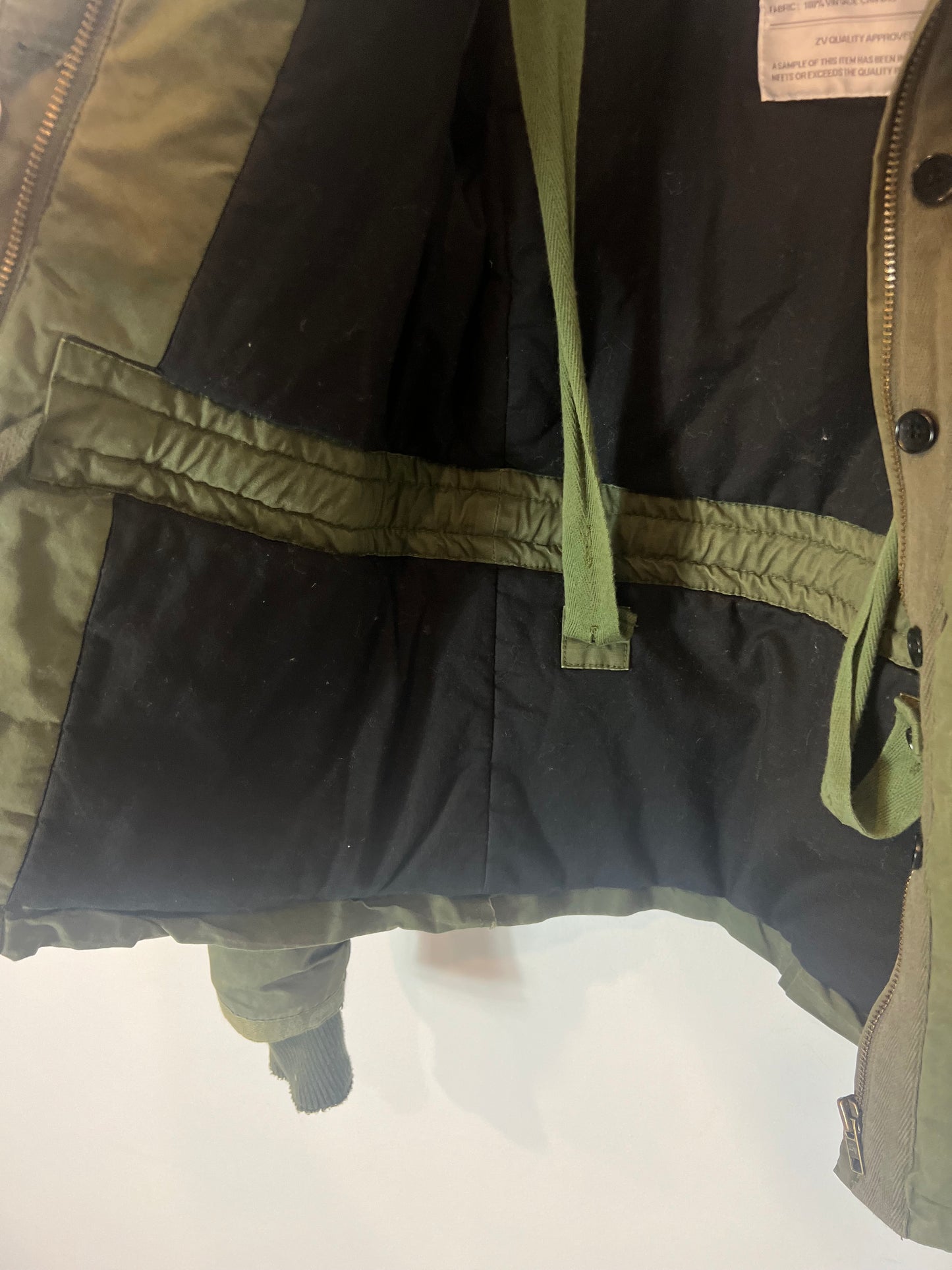 ZADIG&VOLTAIRE. Chaqueta verde militar con pelo  T.s