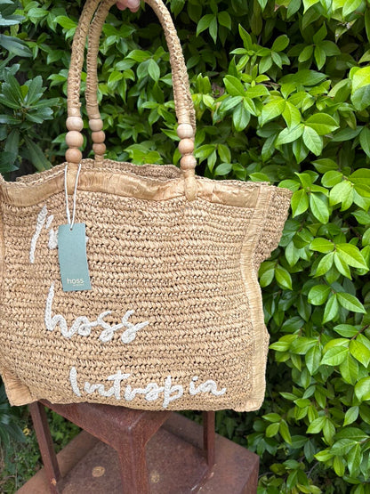 INTROPIA. Bolso rafia bordado