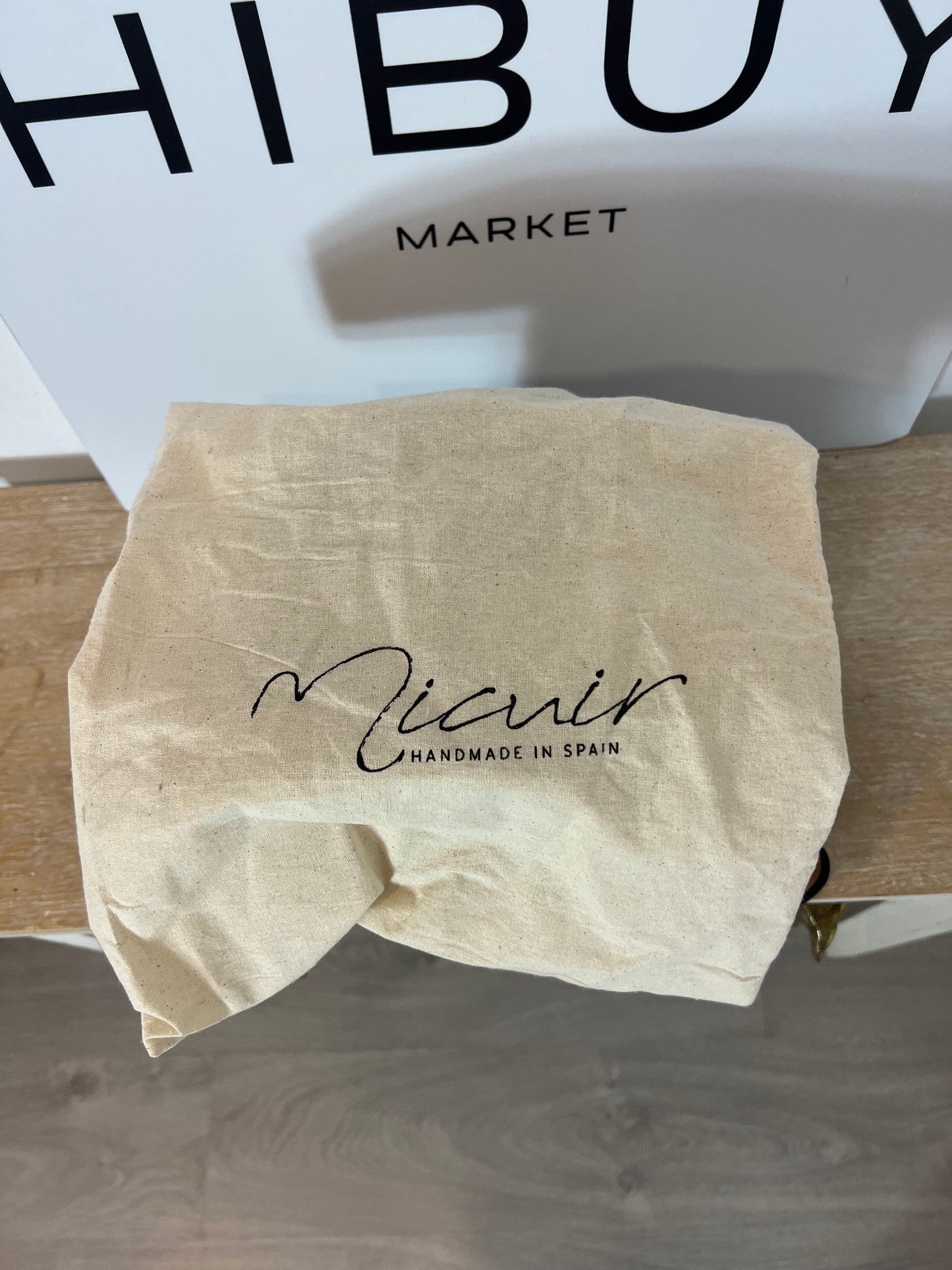 MICUIR. Botas camel tachuelas T.38