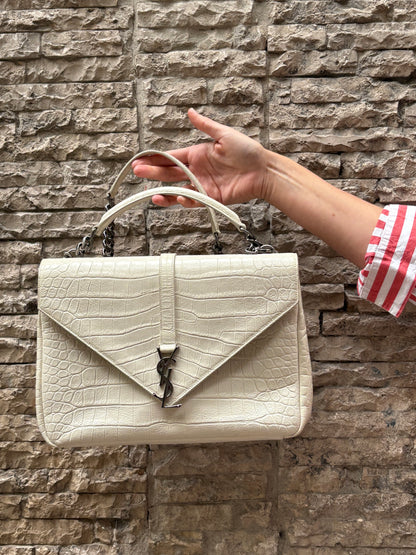YVES SAINT LAURENT. Bolso collage large piel