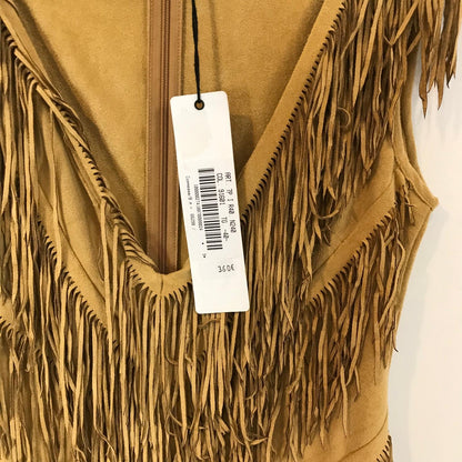 PLEIN SUD. Vestido corto flecos
