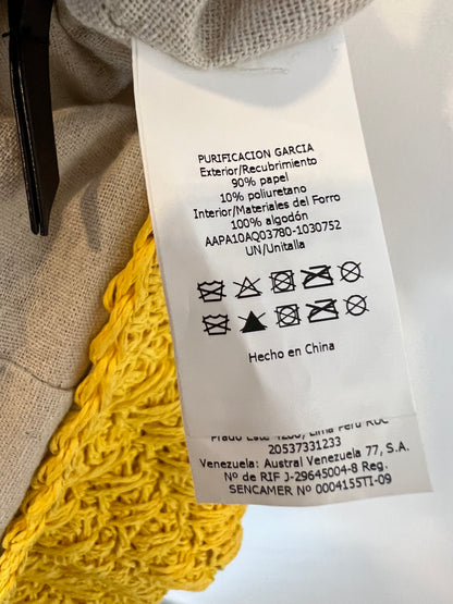 PURIFICACION GARCIA. Bolso grande doble textura